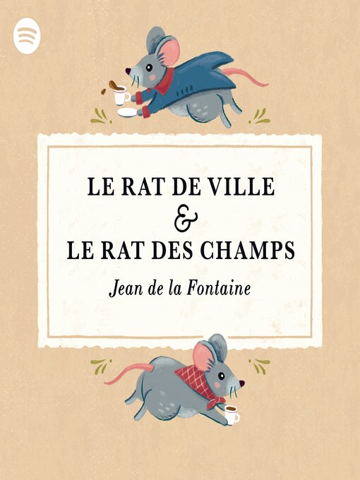 Cover image for Le Rat de Ville et le Rat des Champs
